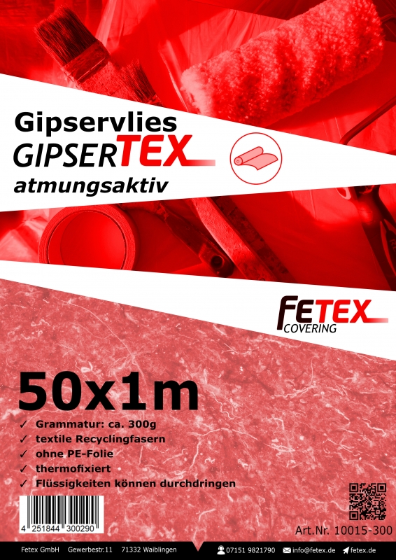 Gipservlies GIPS-TEX 50x1m